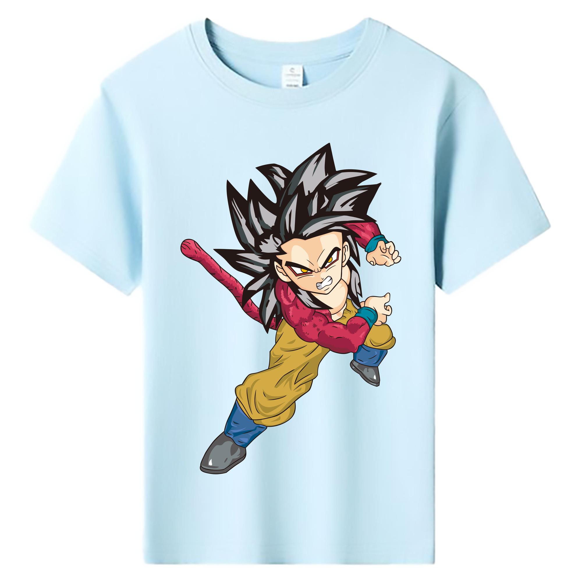 （画像用） ドラゴンボール 孫悟空（そん ごくう）Son Goku カカロット DRAGON BALL Kakarotto 綿100％キッズTシャツ（フロントプリント）